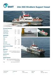 Brochure cover image for the project: 24m XSS Windfarm Support Vessel