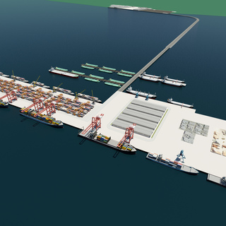 Preview image for the project: Pre-Feasibility Study for a Coastal Port Development in Indonesia