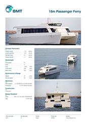 Brochure cover image for the project: 18m Passenger Ferry