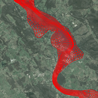Preview image for the project: Three Dimensional Modelling of the Tamar River
