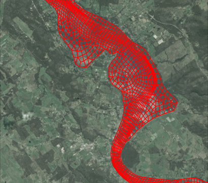 preview image for the project: Three Dimensional Modelling of the Tamar River