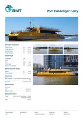 Brochure cover image for the project: 26m Passenger Ferry