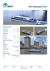 Brochure cover image for the project: 32m Passenger Ferry
