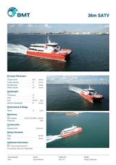 Brochure cover image for the project: 36m SATV