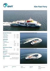 Brochure cover image for the project: 43m Fast Ferry