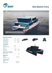 Brochure cover image for the project: 42m Electric Ferry
